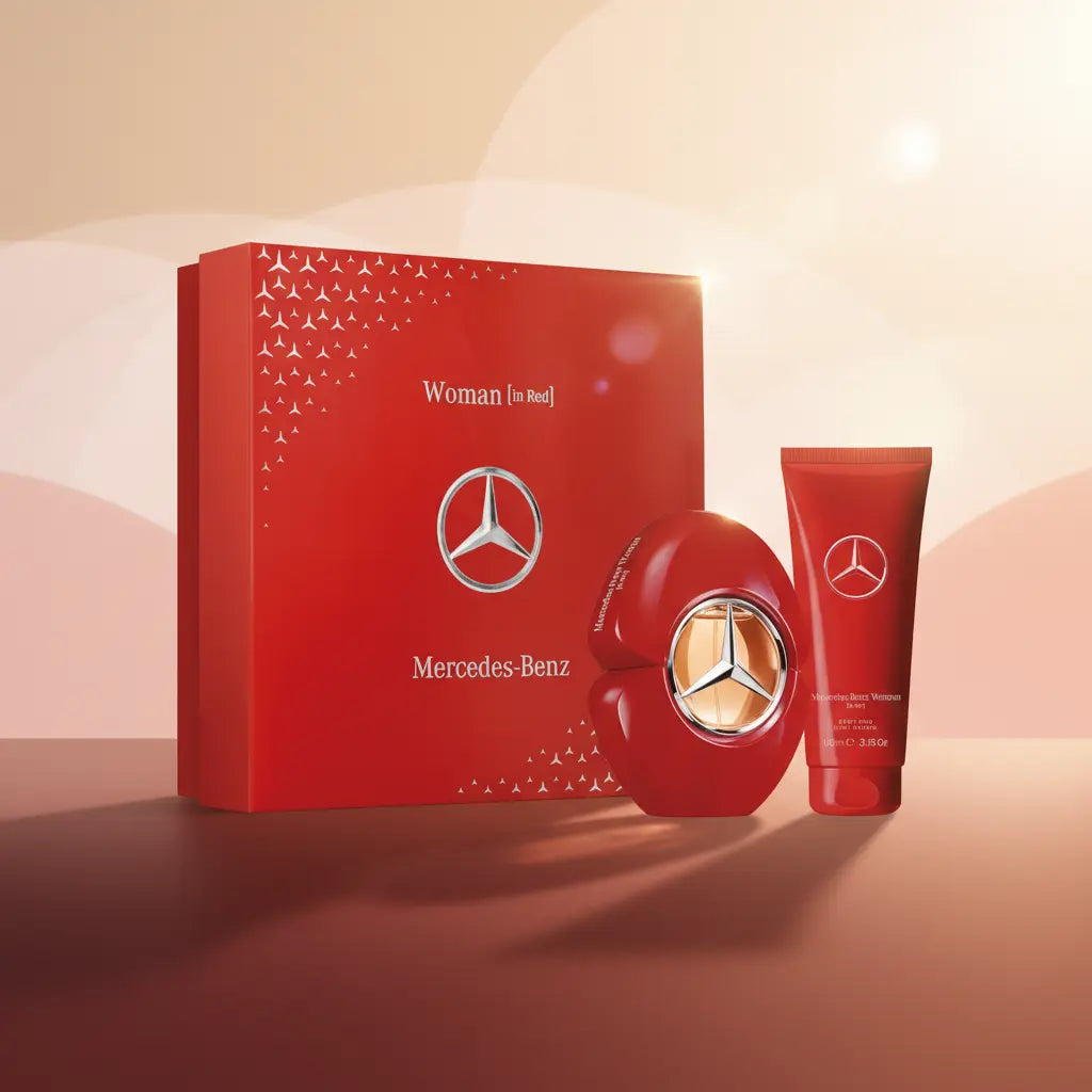 Kit Woman In Red Eau de Parfum e Body Lotion Feminino - Mercedes-Benz