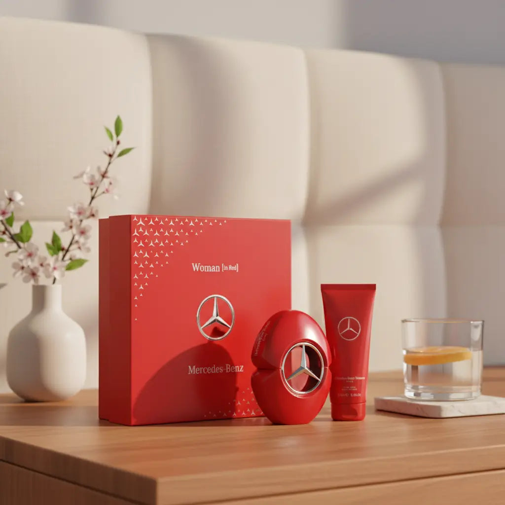 Kit Woman In Red Eau de Parfum e Body Lotion Feminino - Mercedes-Benz