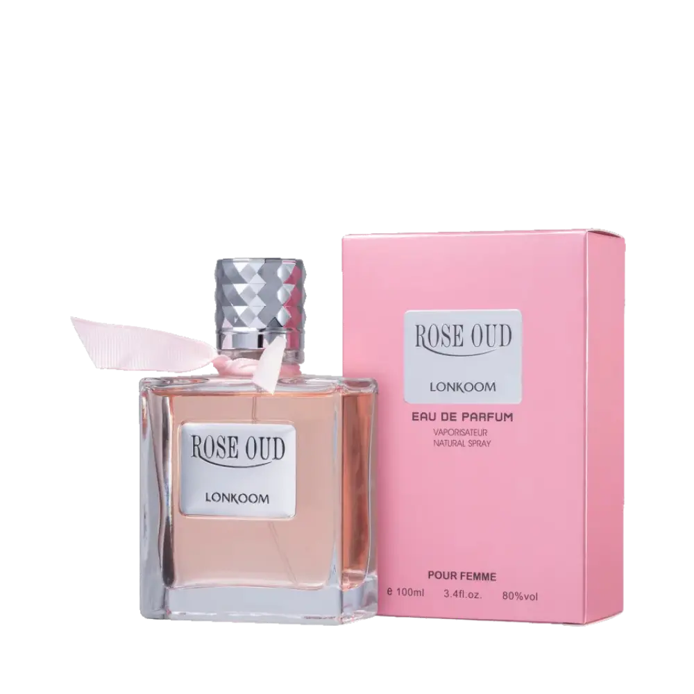 Rose Oud Pour Femme Eau de Parfum Feminino - Lonkoom