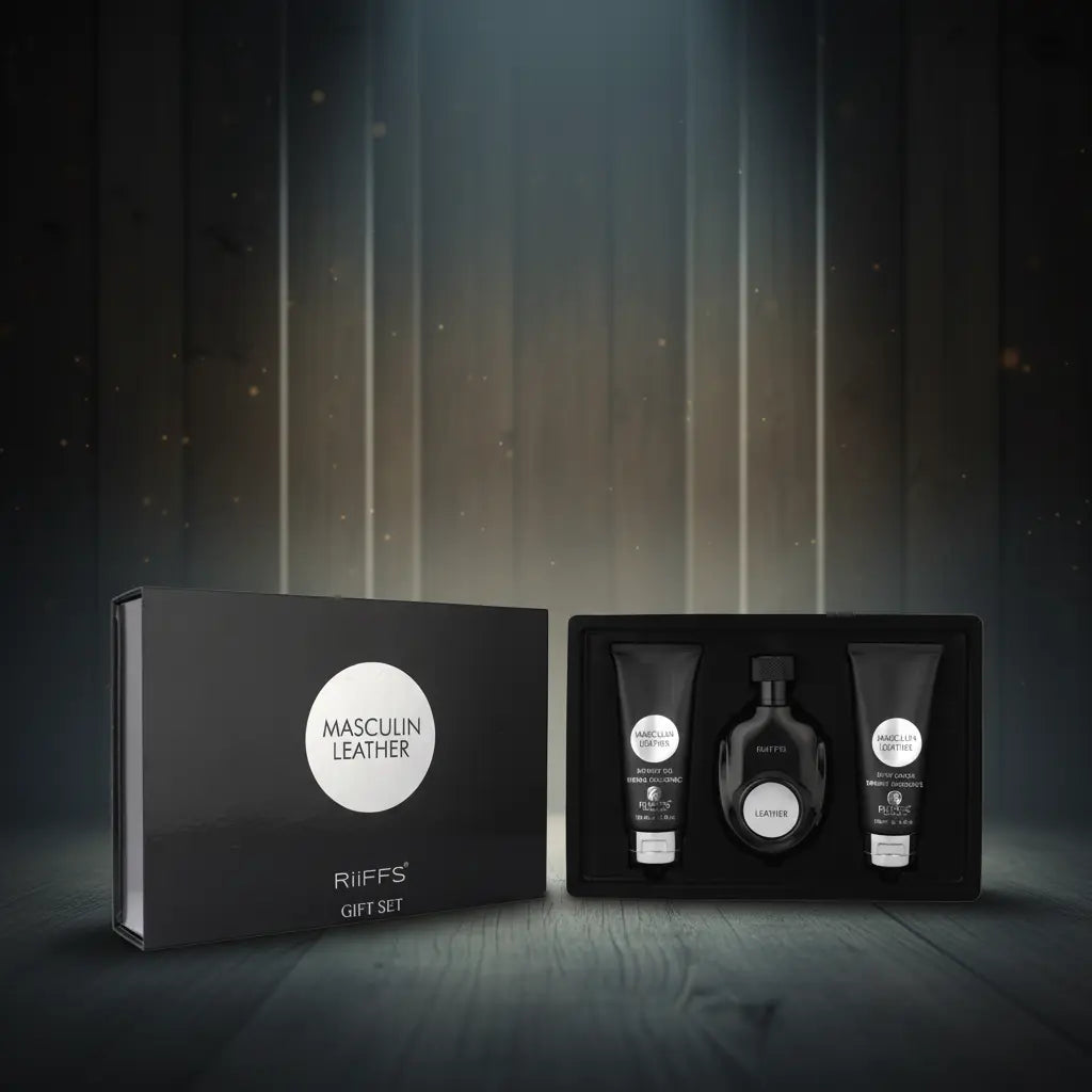 Kit Masculin Leather Eau de Parfum Masculino - RiiFFS