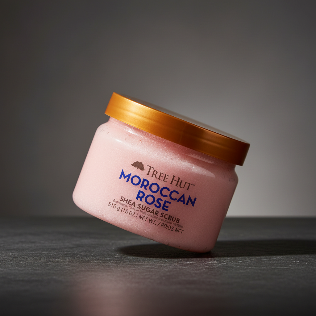 Moroccan Rose Shea Sugar Scrub Esfoliante Corporal - Tree Hut