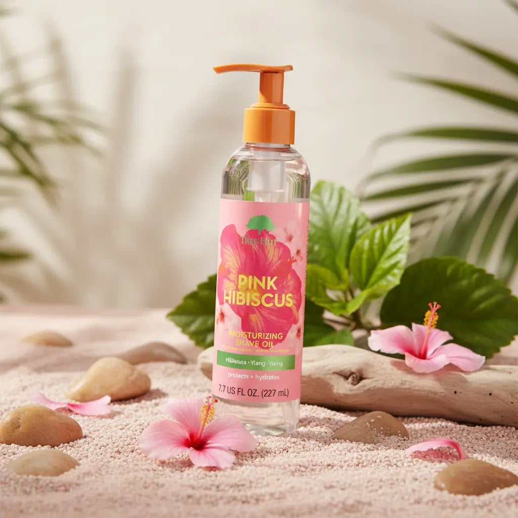 Pink Hibiscus Moisturizing Shave Oil Óleo para Depilação - Tree Hut