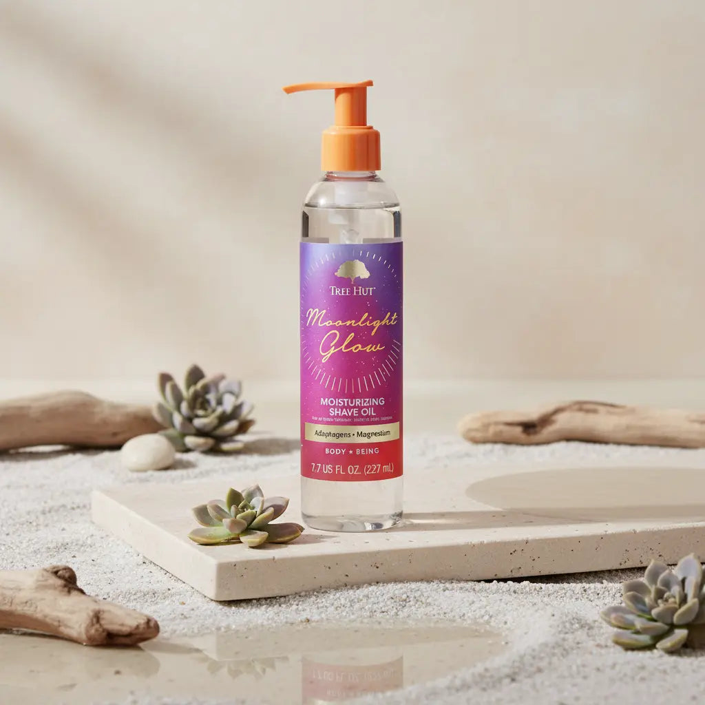 Moonlight Glow Moisturizing Shave Oil para Depilação - Tree Hut