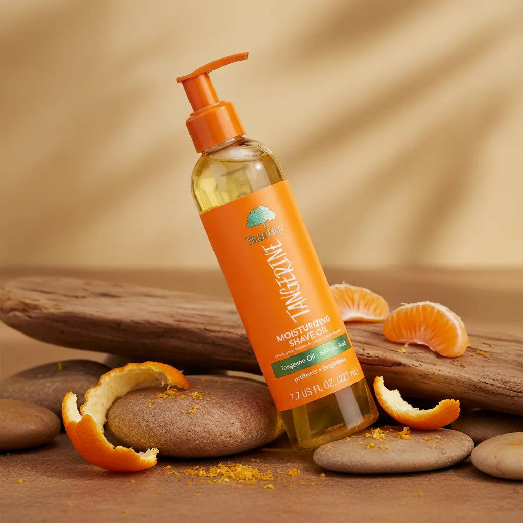 Tangerine Bare Moisturizing Shave Oil Óleo para Depilação - Tree Hut