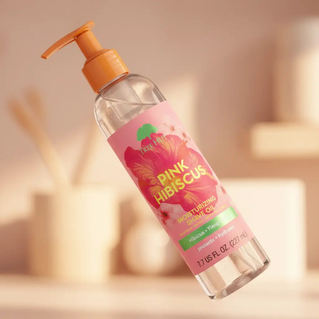 Pink Hibiscus Moisturizing Shave Oil Óleo para Depilação - Tree Hut