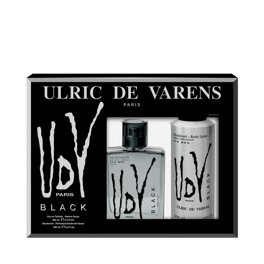 Kit UDV Black Eau de Toilette 100ml e Desodorante 200ml Masculino - Ulric de Varens