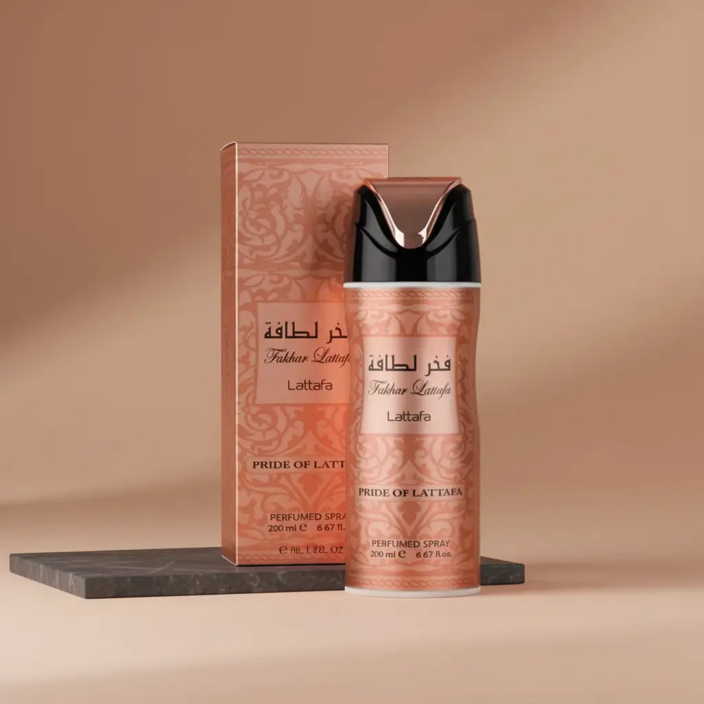 Lattafa Fakhar Rose Desodorante Spray Feminino - Lattafa