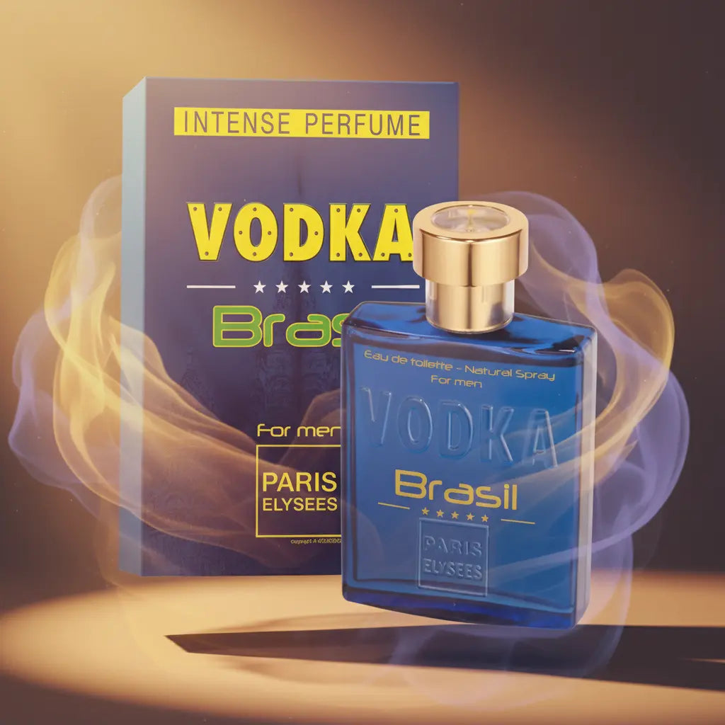 Vodka Brasil Azul Eau de Toilette Masculino - Paris Elysees