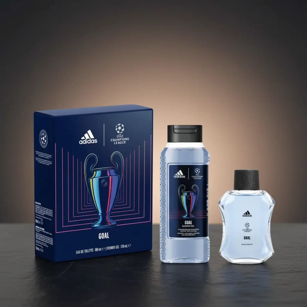 Kit Adidas UEFA Champions League Goal Eau de Toilette e Shower Gel Masculino - Adidas