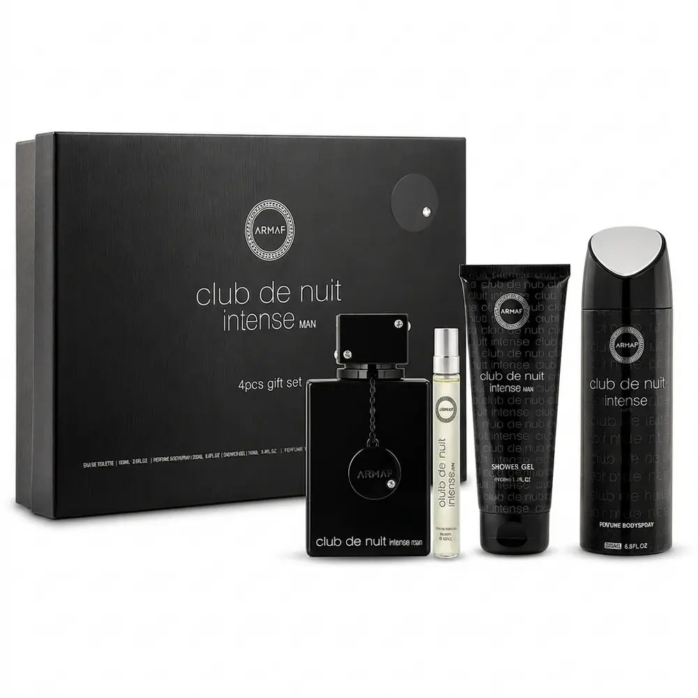 Kit Club de Nuit Intense Man Eau de Toilette Masculino 105ml + 3 Itens - Armaf