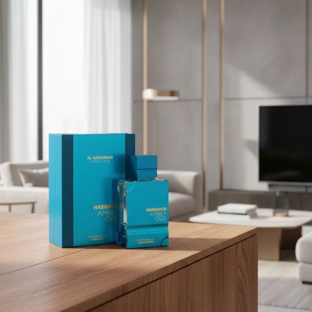 Amber Oud Aqua Dubai Extrait de Parfum Unissex - Al Haramain