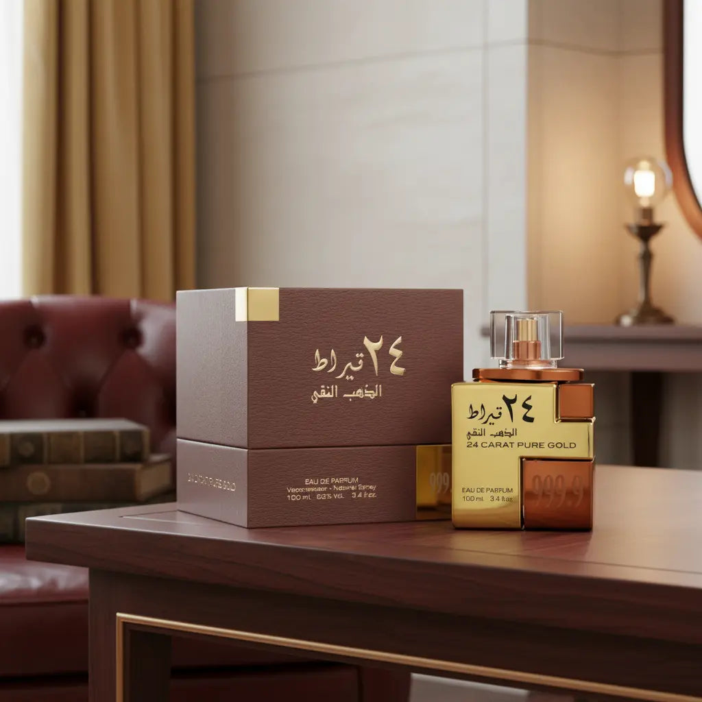 24 Carat Pure Gold Eau de Parfum Unissex - Lattafa