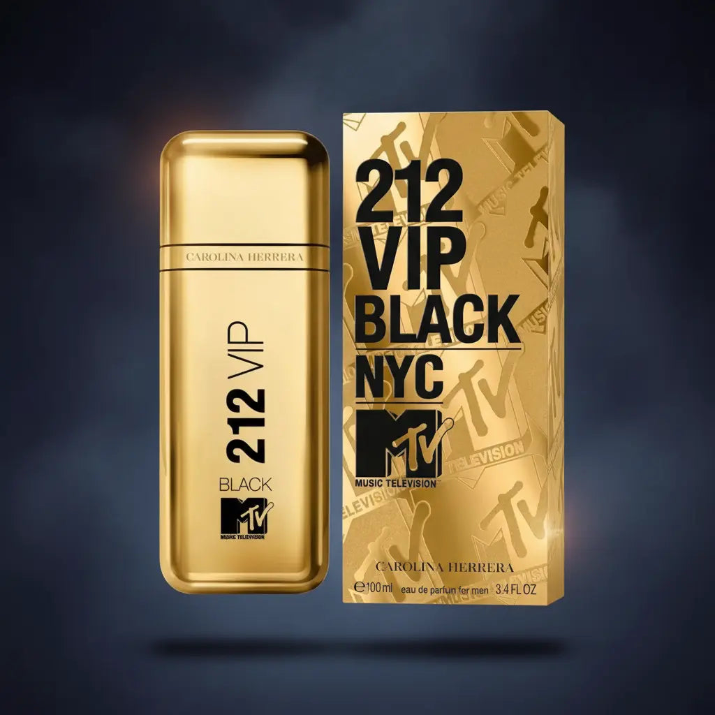 212 VIP Black NYC MTV Eau de Parfum Masculino - Carolina Herrera