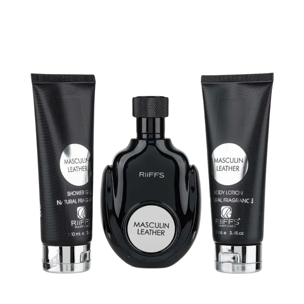Kit Masculin Leather Eau de Parfum Masculino - RiiFFS