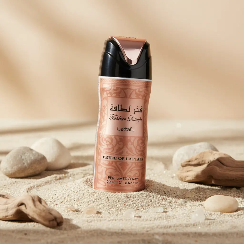 Lattafa Fakhar Rose Desodorante Spray Feminino - Lattafa