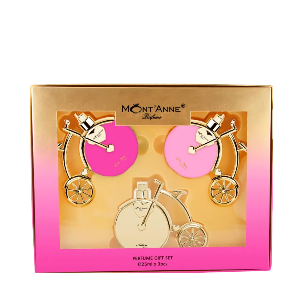Kit Miss You Luxe + Miss You Glamour + Adieu Luxe de Perfumes Femininos - Mont'Anne Parfums