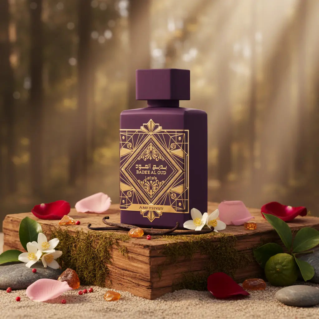 Bade'e Al Oud Amethyst Eau de Parfum Unissex - Lattafa