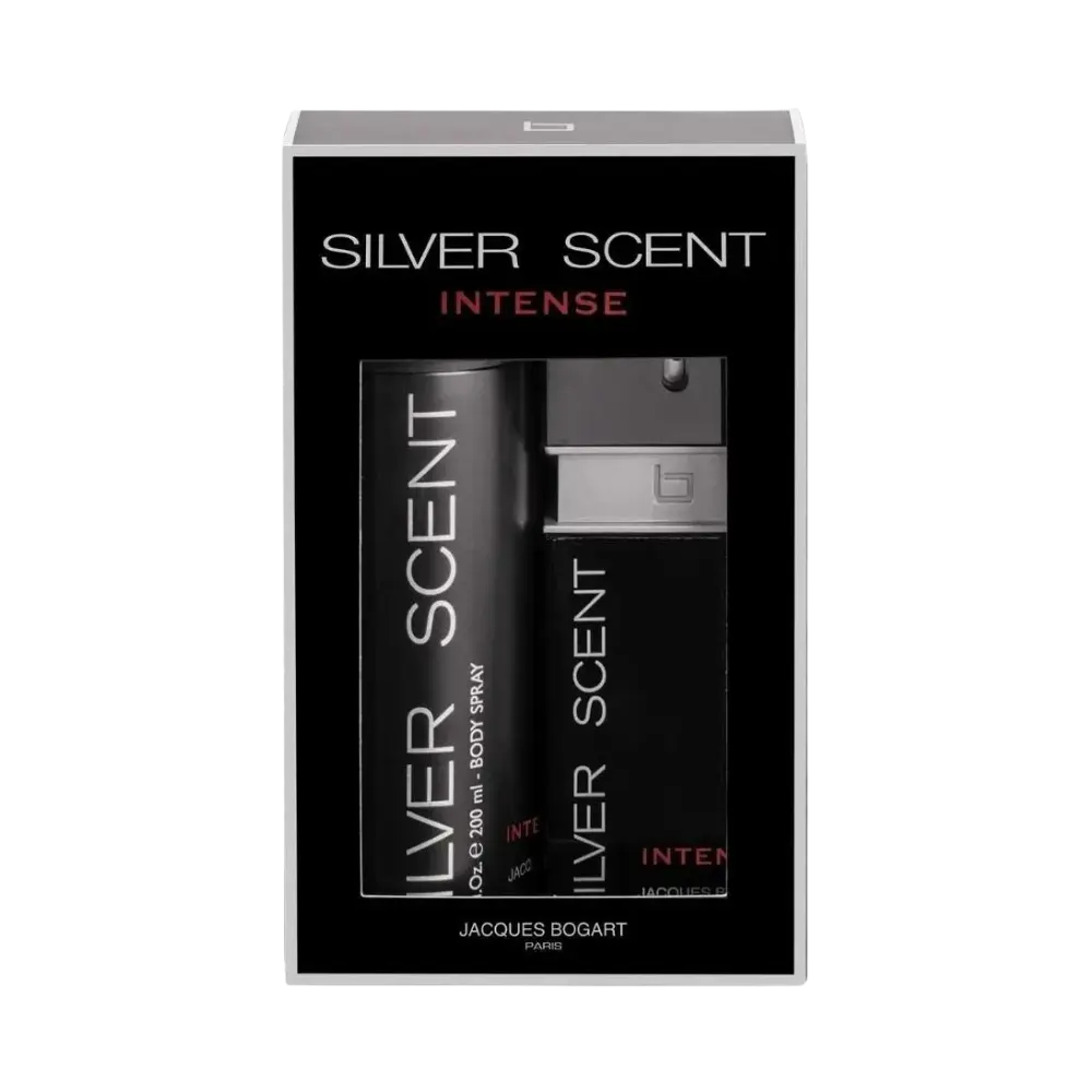 Kit Silver Scent Intense Eau de Toilette e Body Spray Masculino - Jacques Bogart