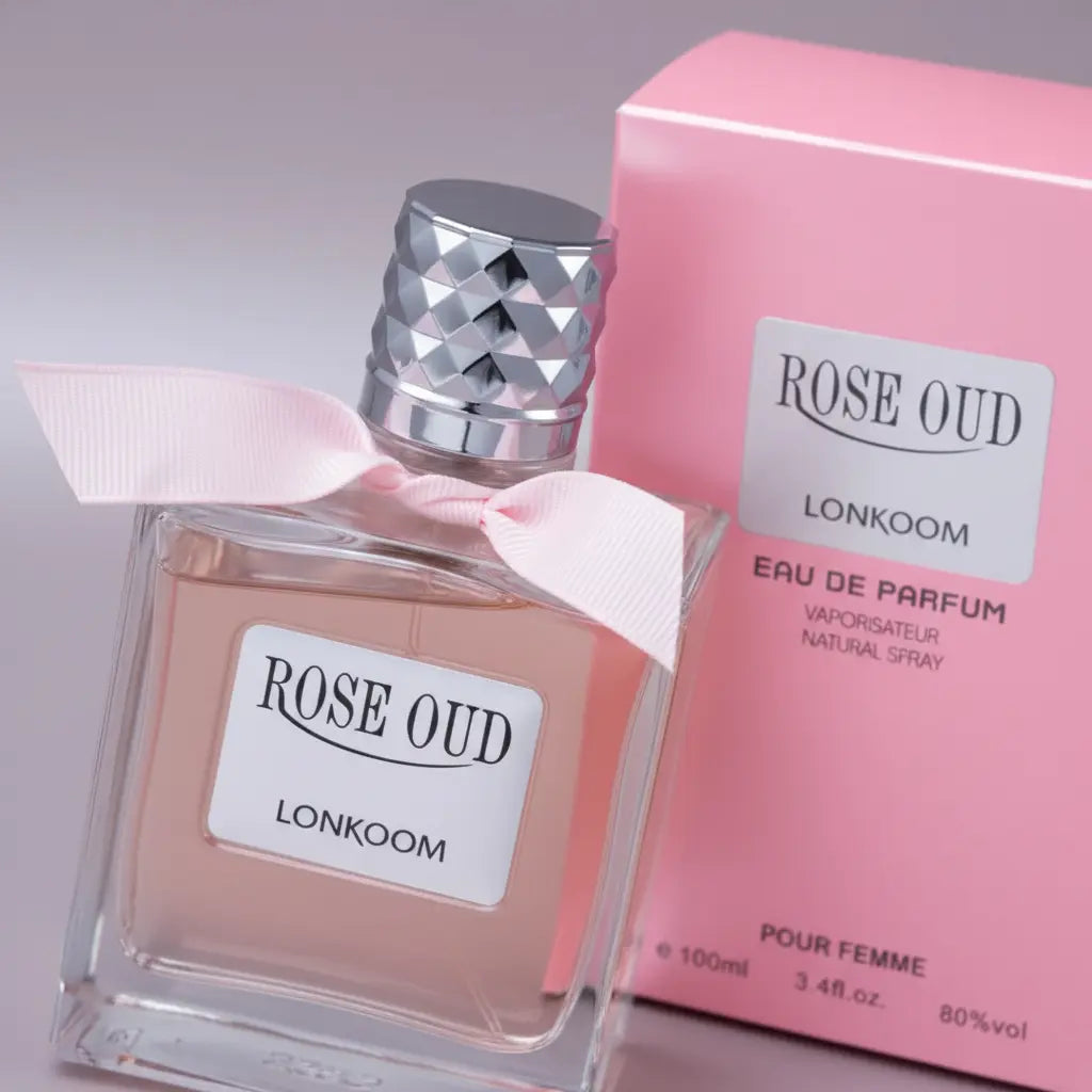 Rose Oud Pour Femme Eau de Parfum Feminino - Lonkoom