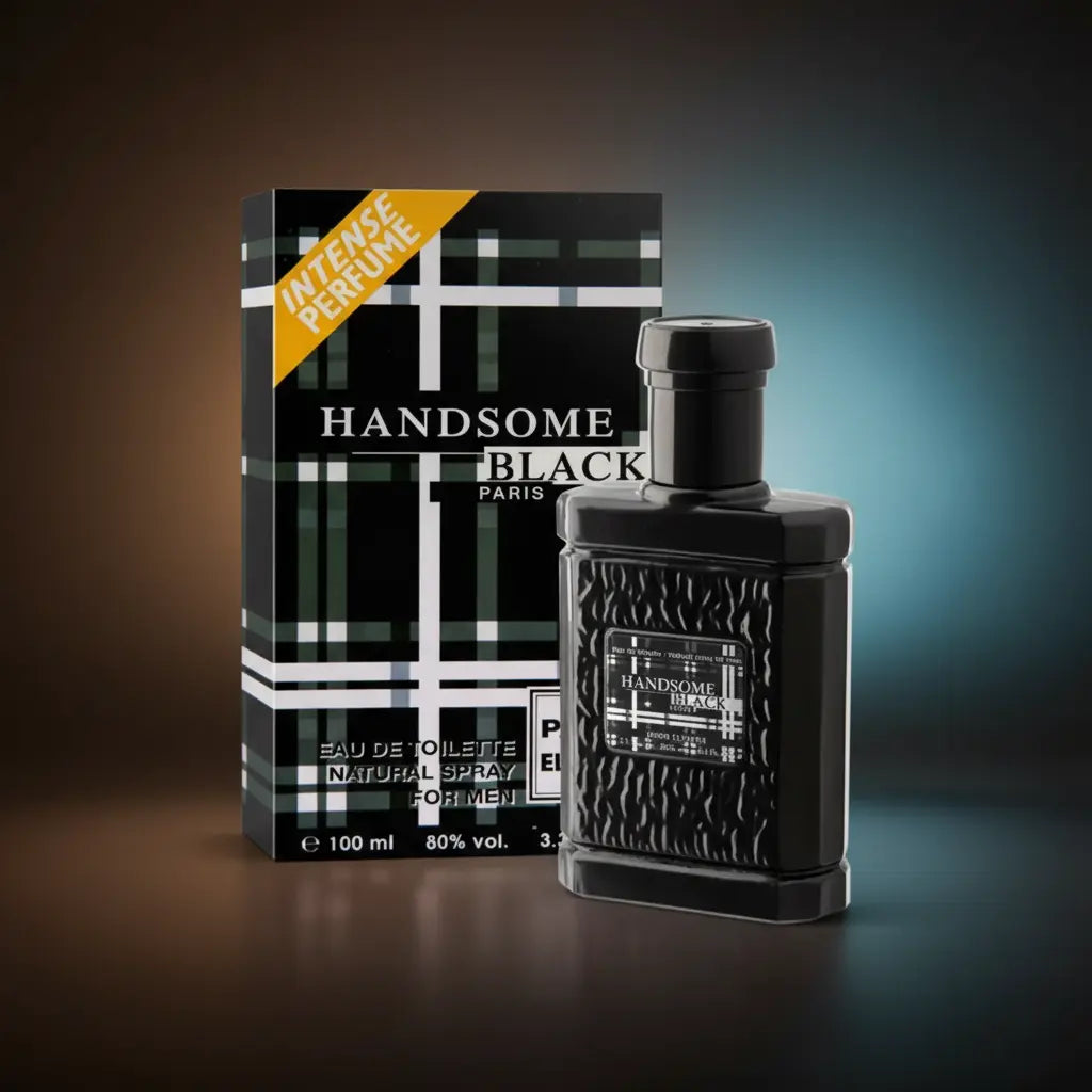 Handsome Black For Men Eau de Toilette Masculino - Paris Elysees