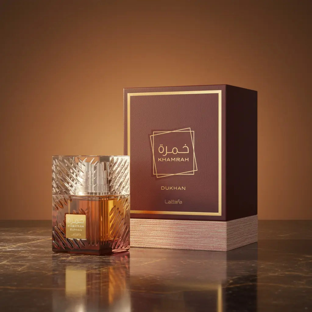 Khamrah Dukhan Eau de Parfum Unissex - Lattafa