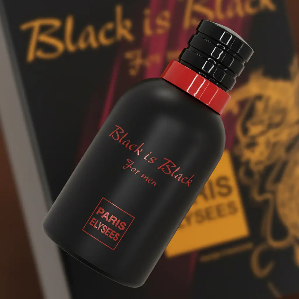 Black Is Black For Men Eau de Toilette Masculino - Paris Elysees