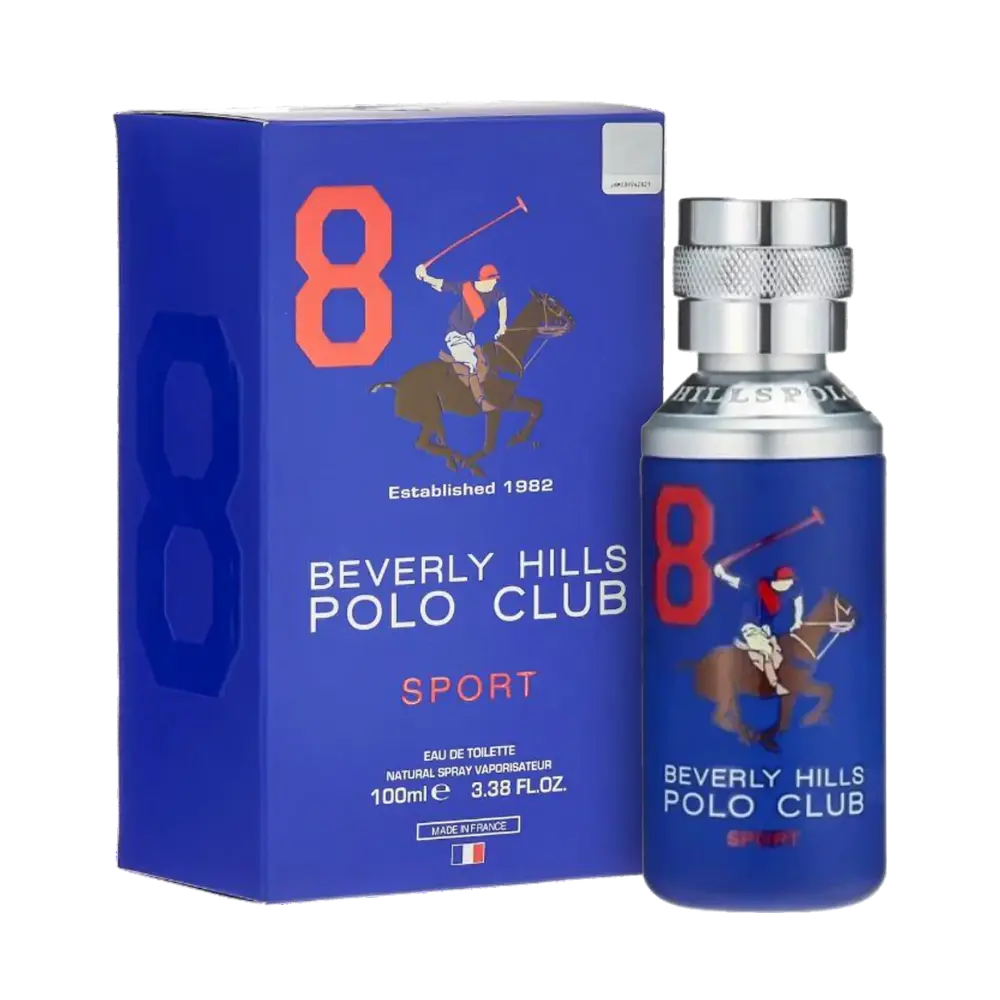 Beverly Hills Polo Club Sport 8 Eau de Toilette Masculino - Beverly Hills Polo Club