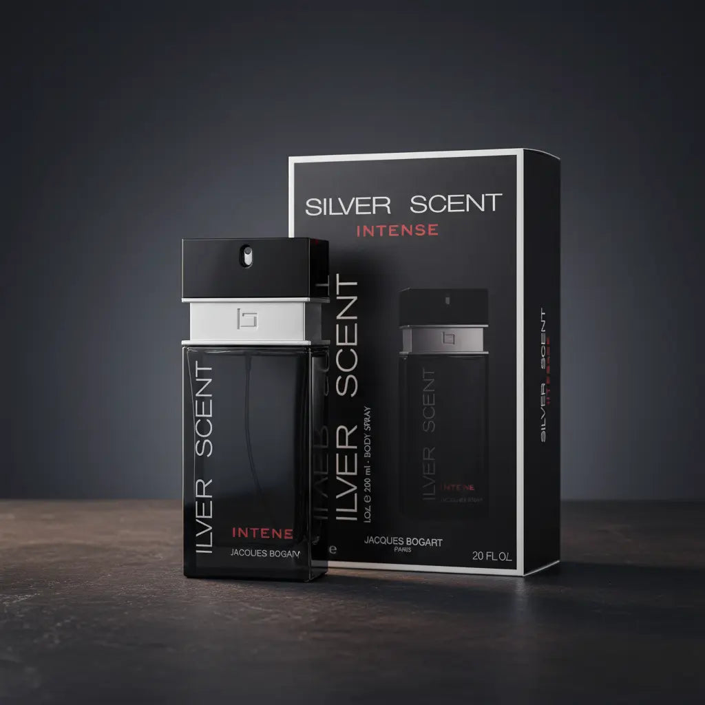 Kit Silver Scent Intense Eau de Toilette e Body Spray Masculino - Jacques Bogart