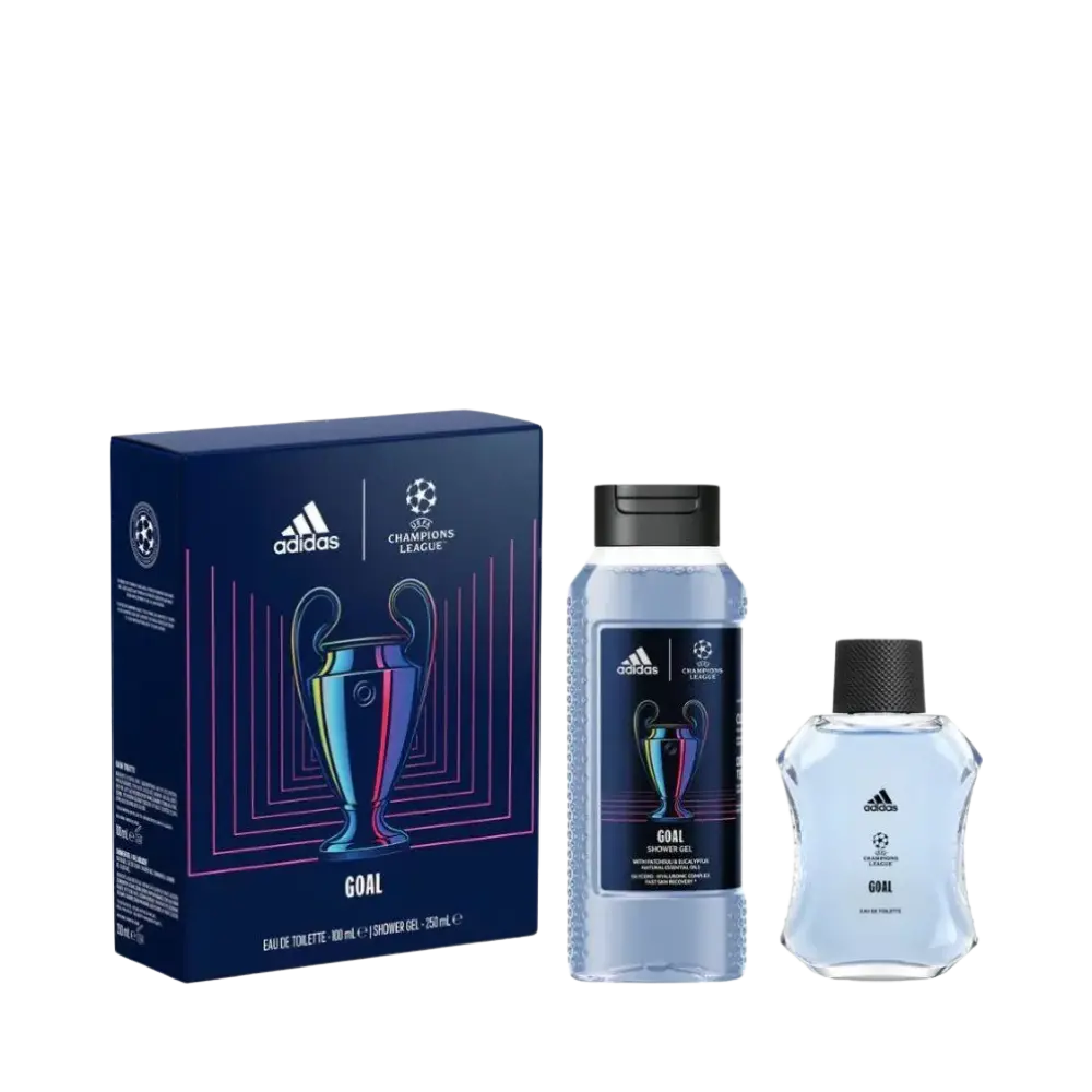 Kit Adidas UEFA Champions League Goal Eau de Toilette e Shower Gel Masculino - Adidas
