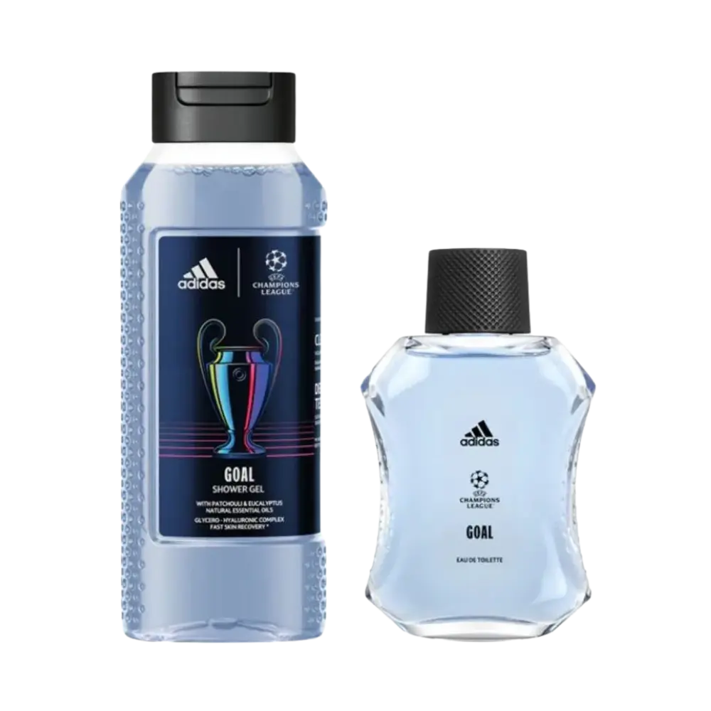 Kit Adidas UEFA Champions League Goal Eau de Toilette e Shower Gel Masculino - Adidas