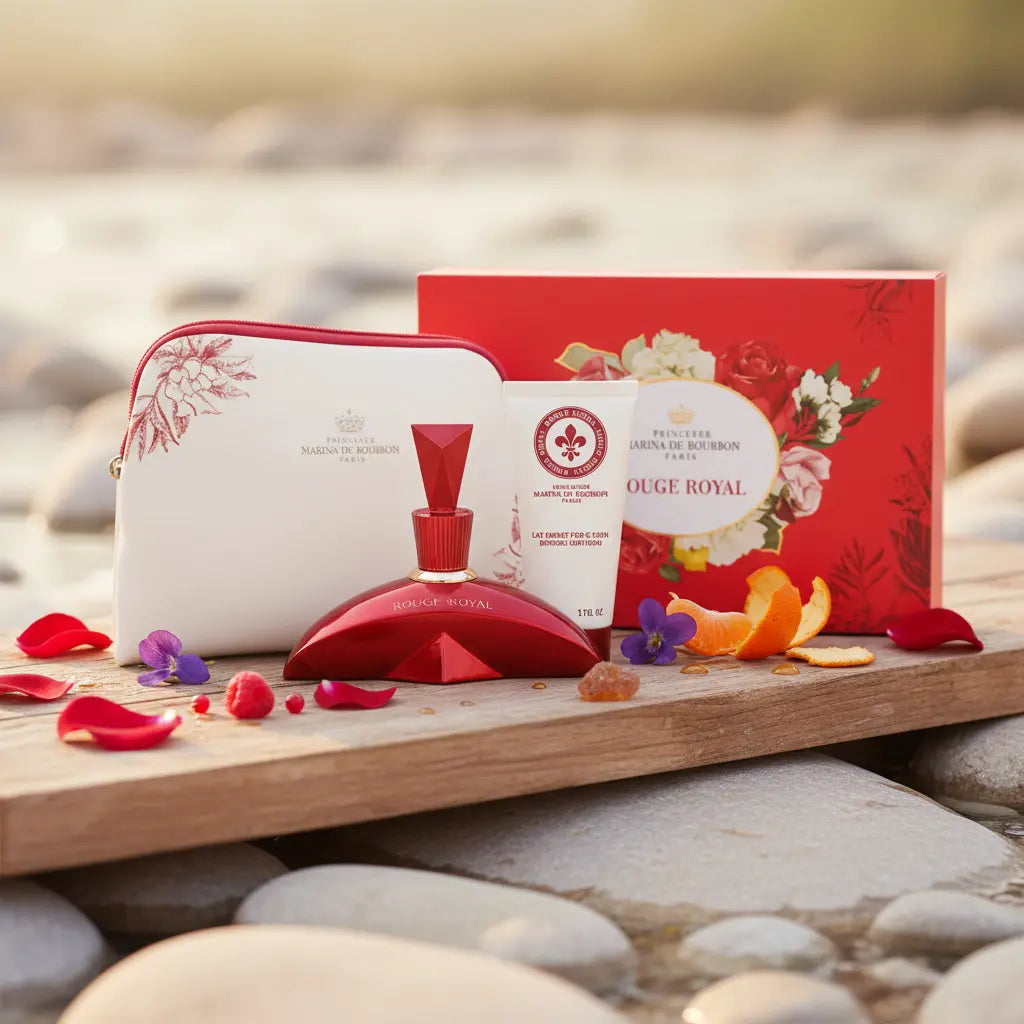 Kit Rouge Royal Eau de Parfum Feminino com Loção Corporal e Nécessaire - Marina de Bourbon