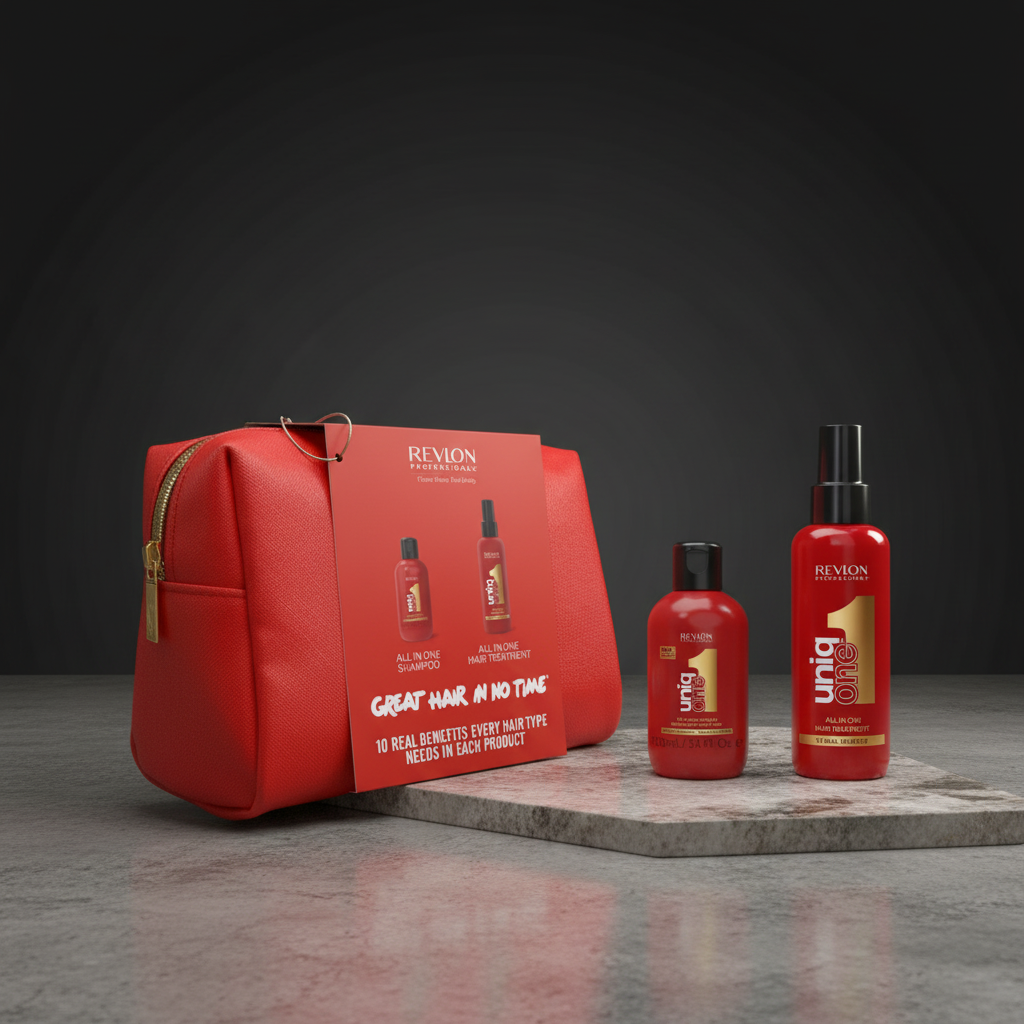 Kit UniqOne All in One Shampoo + Hair Treatment Leave-in + Nécessaire - Revlon Professional Professional - Revlon Professional