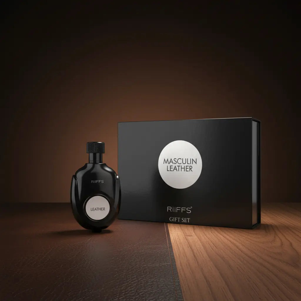 Kit Masculin Leather Eau de Parfum Masculino - RiiFFS