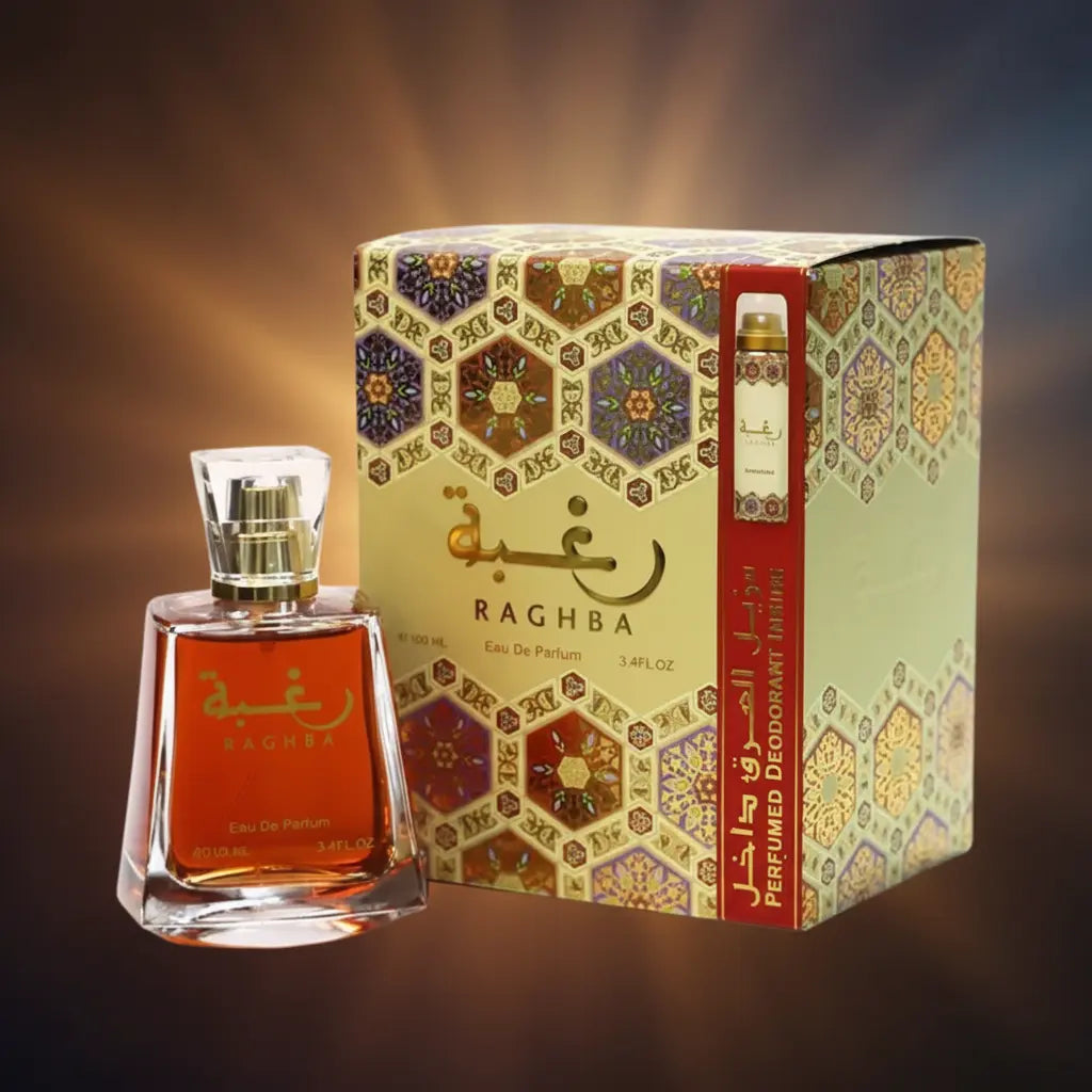 Raghba Kit Eau de Parfum e Desodorante Unissex - Lattafa