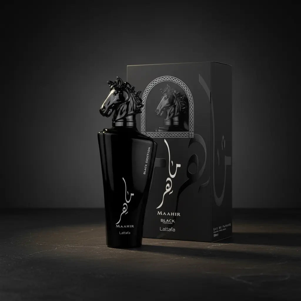 Maahir Black Edition Eau de Parfum Unissex - Lattafa