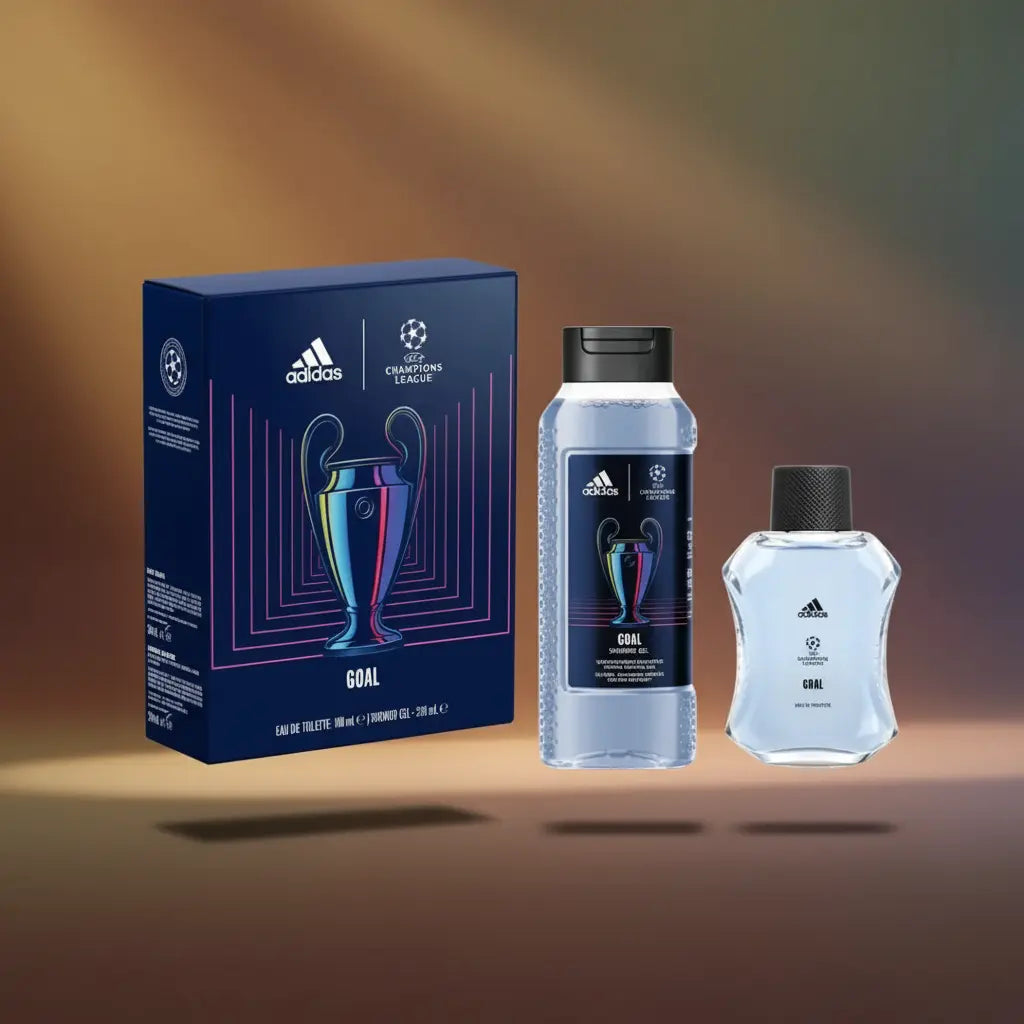 Kit Adidas UEFA Champions League Goal Eau de Toilette e Shower Gel Masculino - Adidas