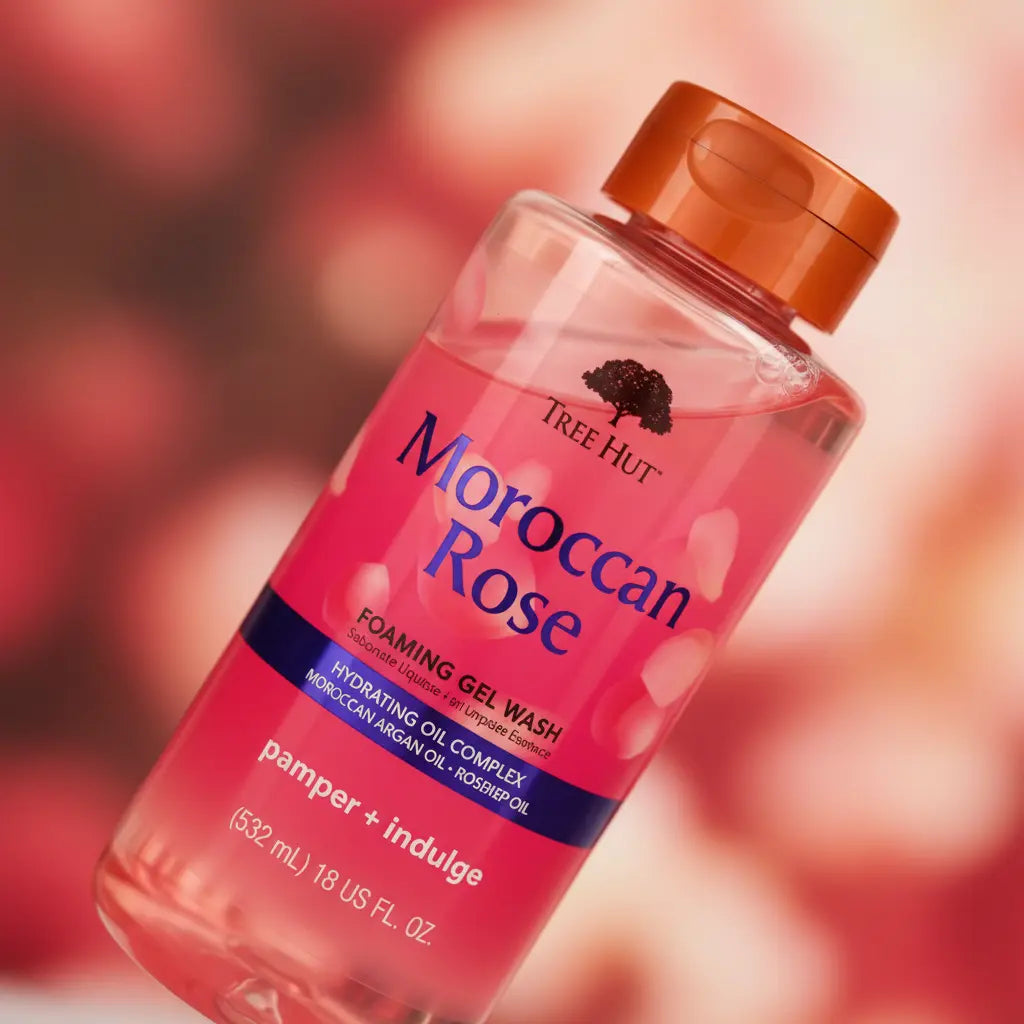Tree Hut Moroccan Rose Foaming Gel Wash Gel de Banho - Tree Hut