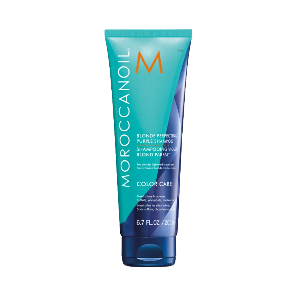 Blonde Perfecting Purple Shampoo 200ml - Moroccanoil