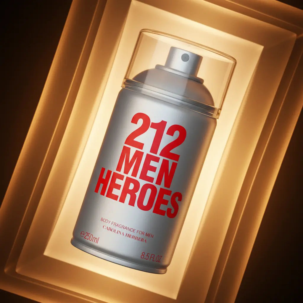 212 MEN Heroes Body Spray Masculino - Carolina Herrera
