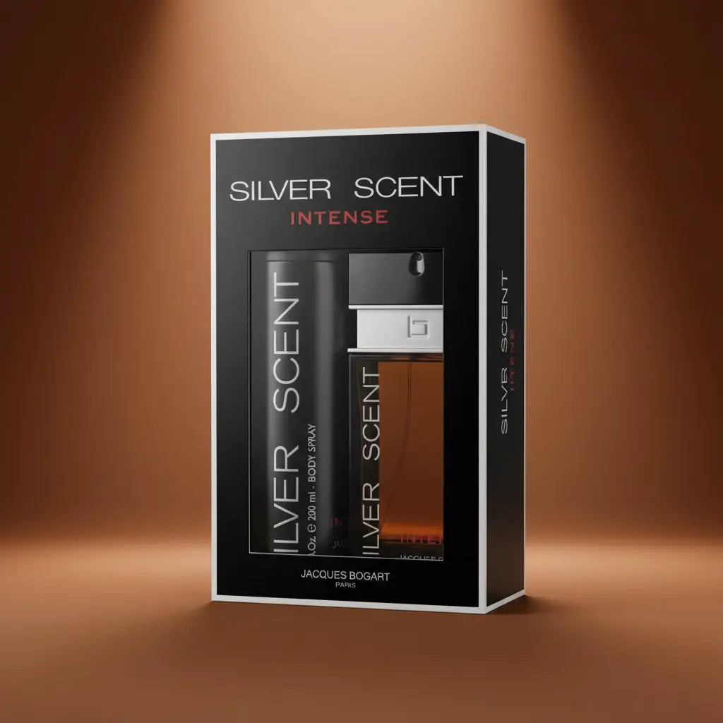 Kit Silver Scent Intense Eau de Toilette e Body Spray Masculino - Jacques Bogart