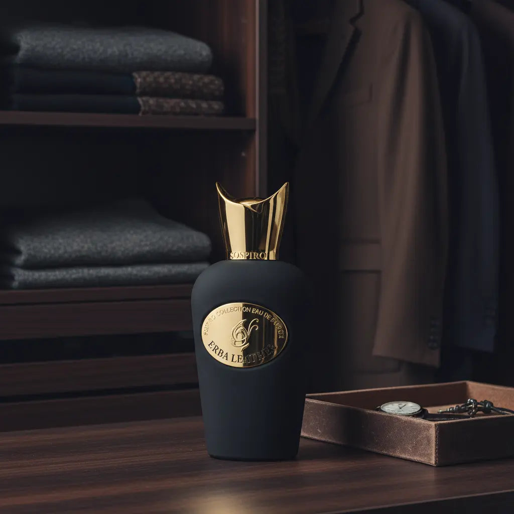 Erba Leather Eau de Parfum Unissex - Sospiro