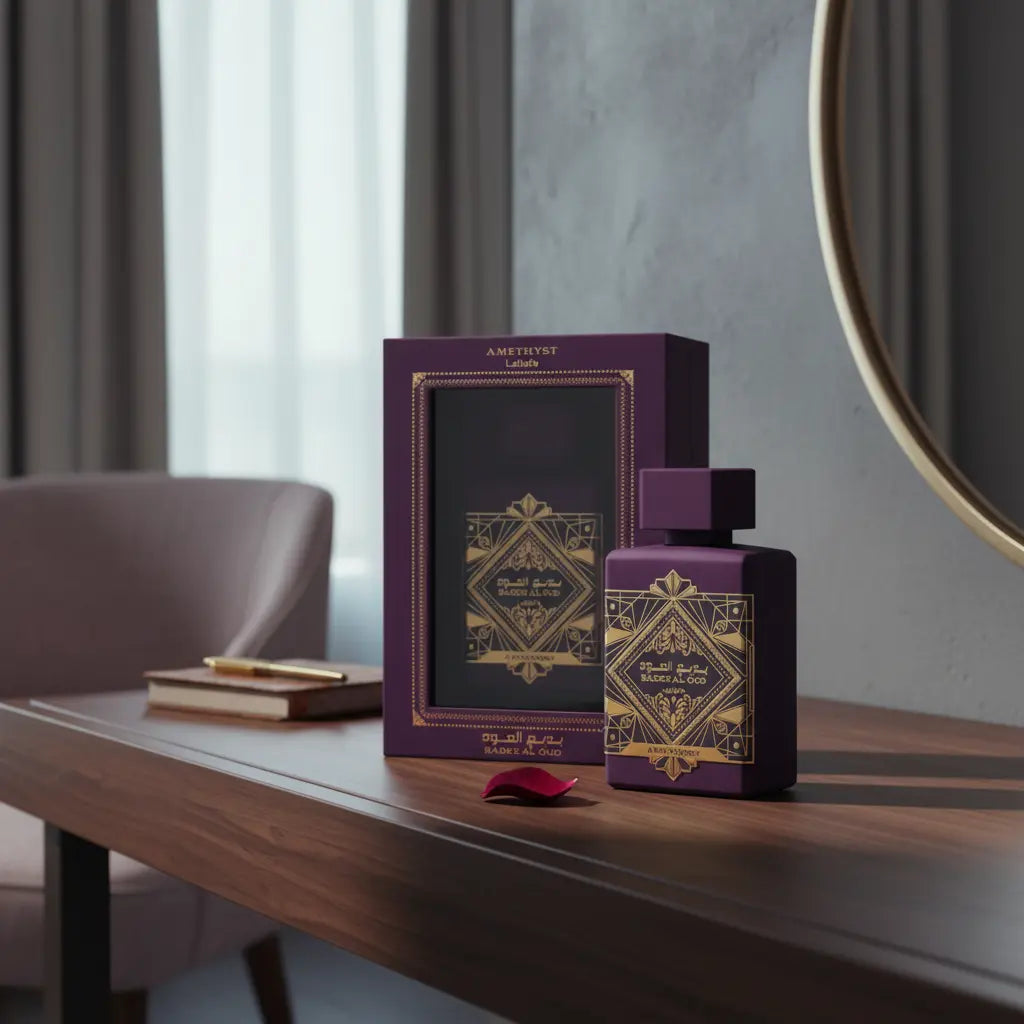 Bade'e Al Oud Amethyst Eau de Parfum Unissex - Lattafa