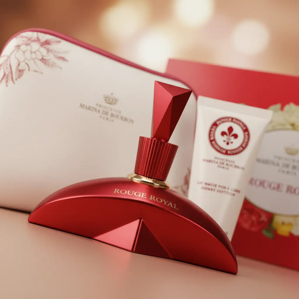 Kit Rouge Royal Eau de Parfum Feminino com Loção Corporal e Nécessaire - Marina de Bourbon