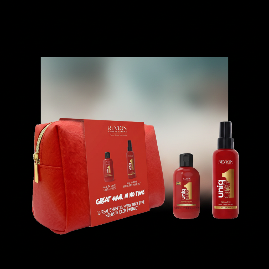 Kit UniqOne All in One Shampoo + Hair Treatment Leave-in + Nécessaire - Revlon Professional Professional - Revlon Professional