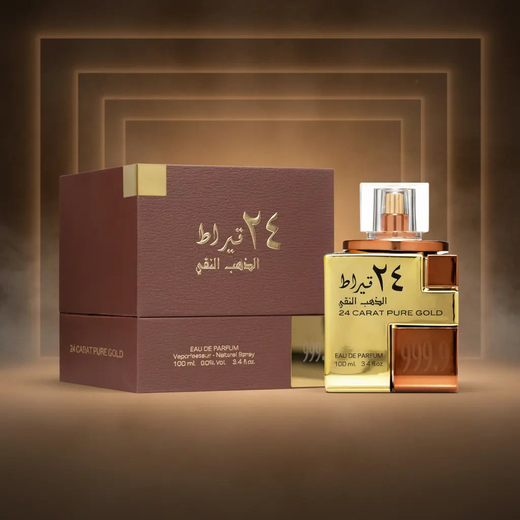 24 Carat Pure Gold Eau de Parfum Unissex - Lattafa