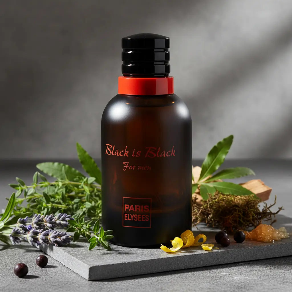 Black Is Black For Men Eau de Toilette Masculino - Paris Elysees