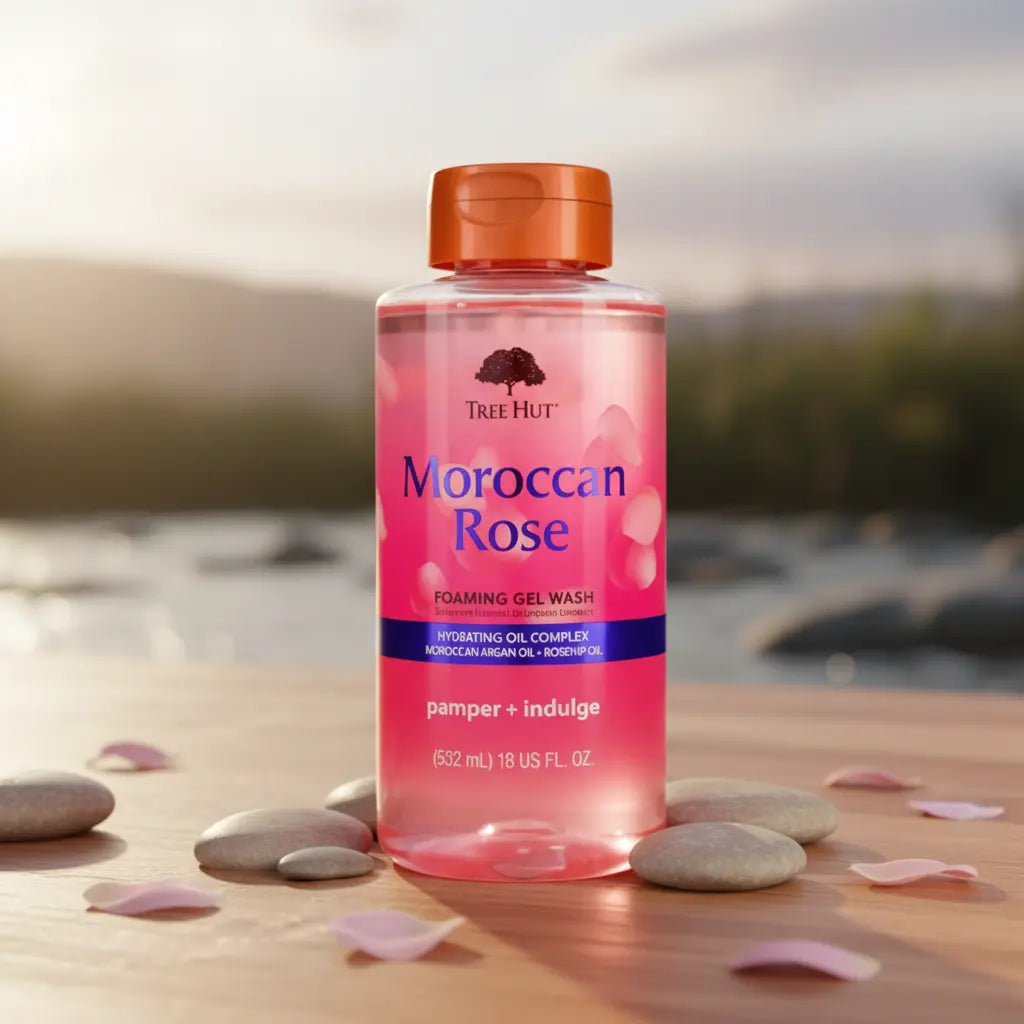 Tree Hut Moroccan Rose Foaming Gel Wash Gel de Banho - Tree Hut