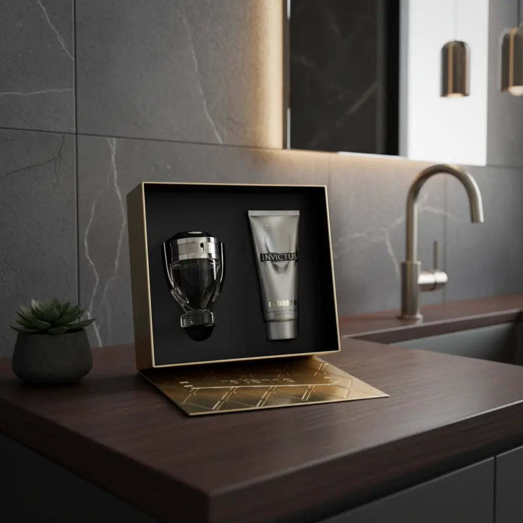 Kit Invictus Eau de Toilette e All Over Shampoo Masculino - Rabanne