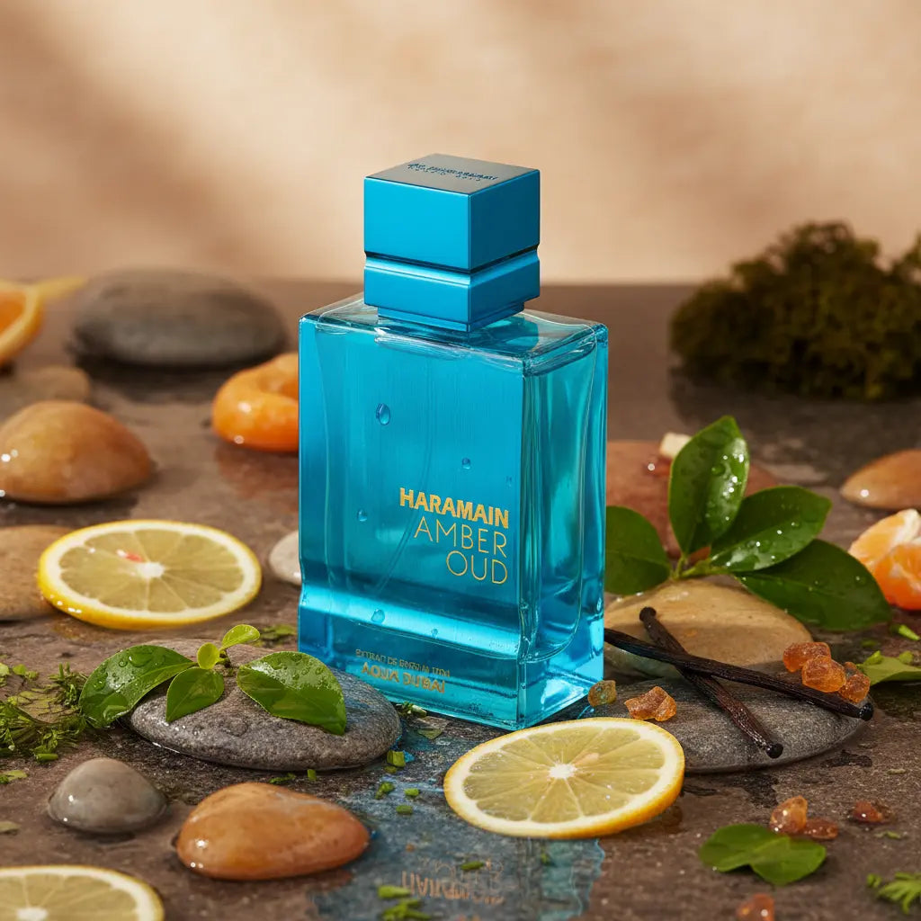 Amber Oud Aqua Dubai Extrait de Parfum Unissex - Al Haramain
