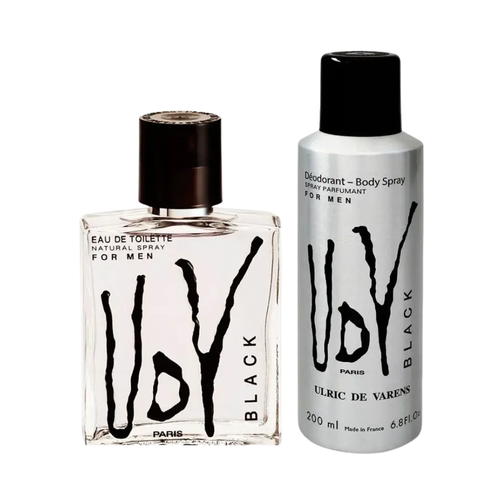 Kit UDV Black Eau de Toilette 100ml e Desodorante 200ml Masculino - Ulric de Varens